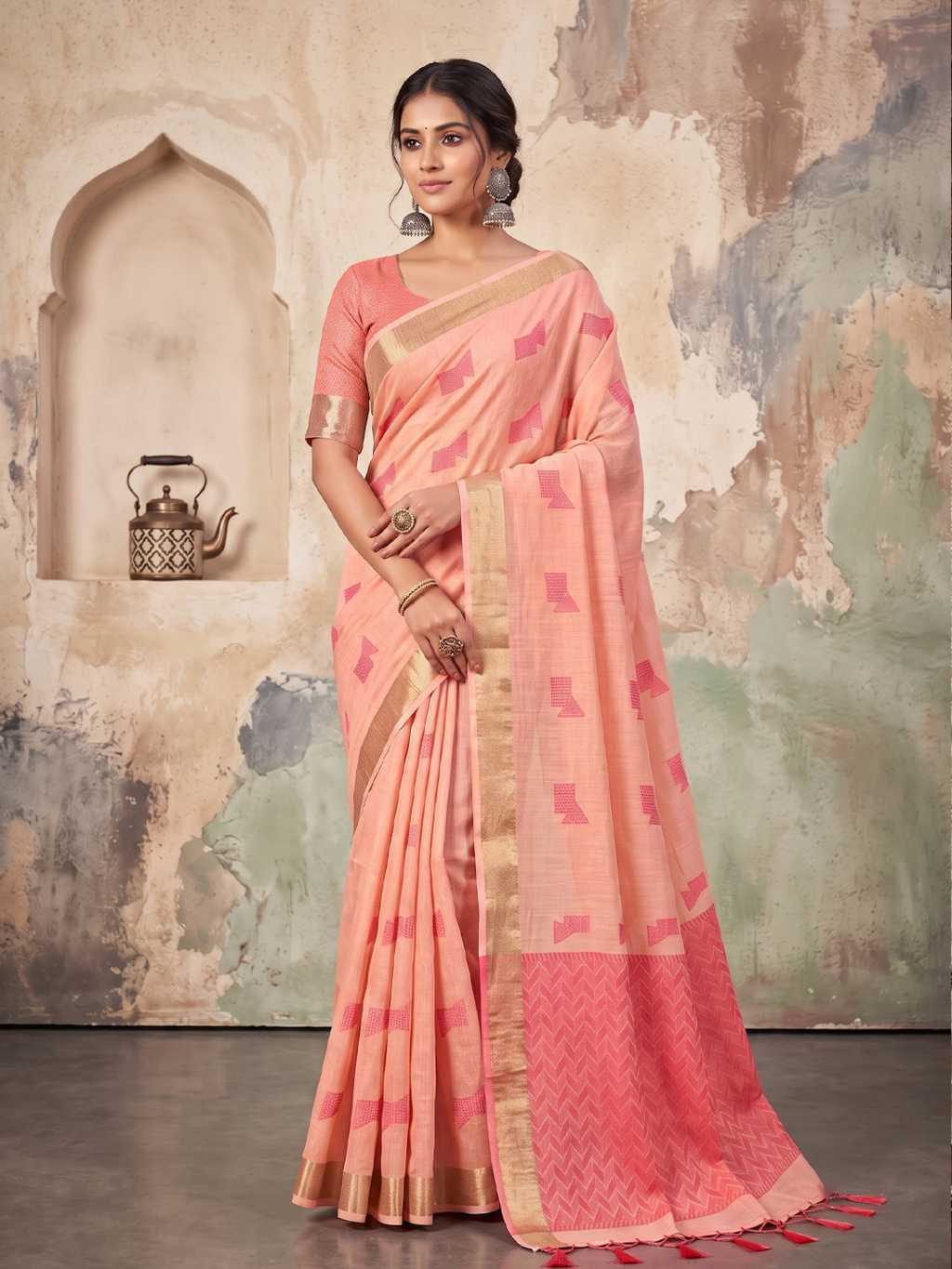 Astita Aarzoo Linen Saree Sari Catalog 8 Pcs (5) Astita Aarzoo Linen Saree Sari Catalog 8 Pcs - Image 6