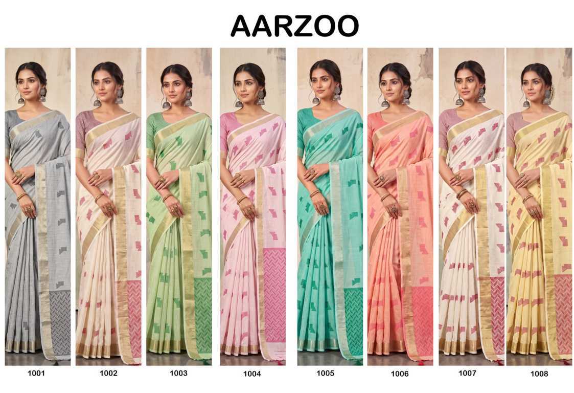 Astita Aarzoo Linen Saree Sari Catalog 8 Pcs (9) Astita Aarzoo Linen Saree Sari Catalog 8 Pcs - Image 10