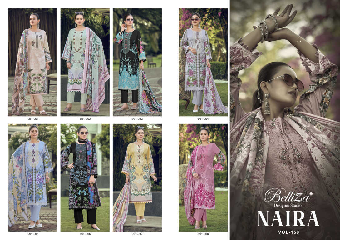 Belliza Naira Vol 150 Cotton Salwar Suit Catalog 8 Pcs (14) Belliza Naira Vol 150 Cotton Salwar Suit Catalog 8 Pcs - Image 15