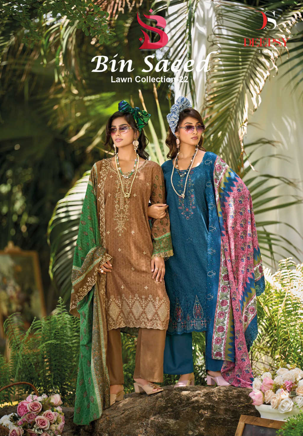 Deepsy Bin Saeed Lawn Collection Vol 22 Salwar Suit Catalog 8 Pcs (1) Deepsy Bin Saeed Lawn Collection Vol 22 Salwar Suit Catalog 8 Pcs - Image 2
