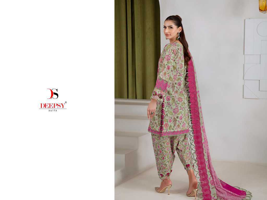 Deepsy Jade Bagh Vol 2 Chiffon Cotton Salwar Suit Catalog 8 Pcs (2) Deepsy Jade Bagh Vol 2 Chiffon Cotton Salwar Suit Catalog 8 Pcs - Image 3