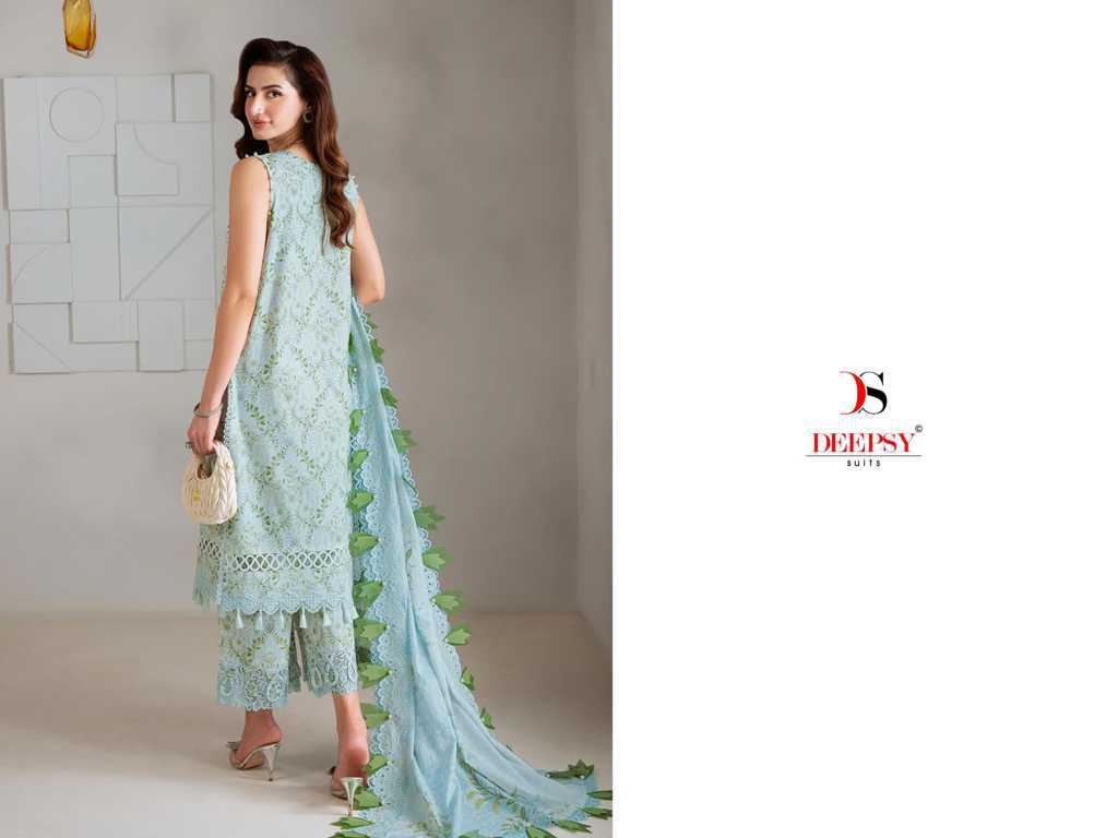 Deepsy Jade Bagh Vol 2 Chiffon Cotton Salwar Suit Catalog 8 Pcs (4) Deepsy Jade Bagh Vol 2 Chiffon Cotton Salwar Suit Catalog 8 Pcs - Image 5