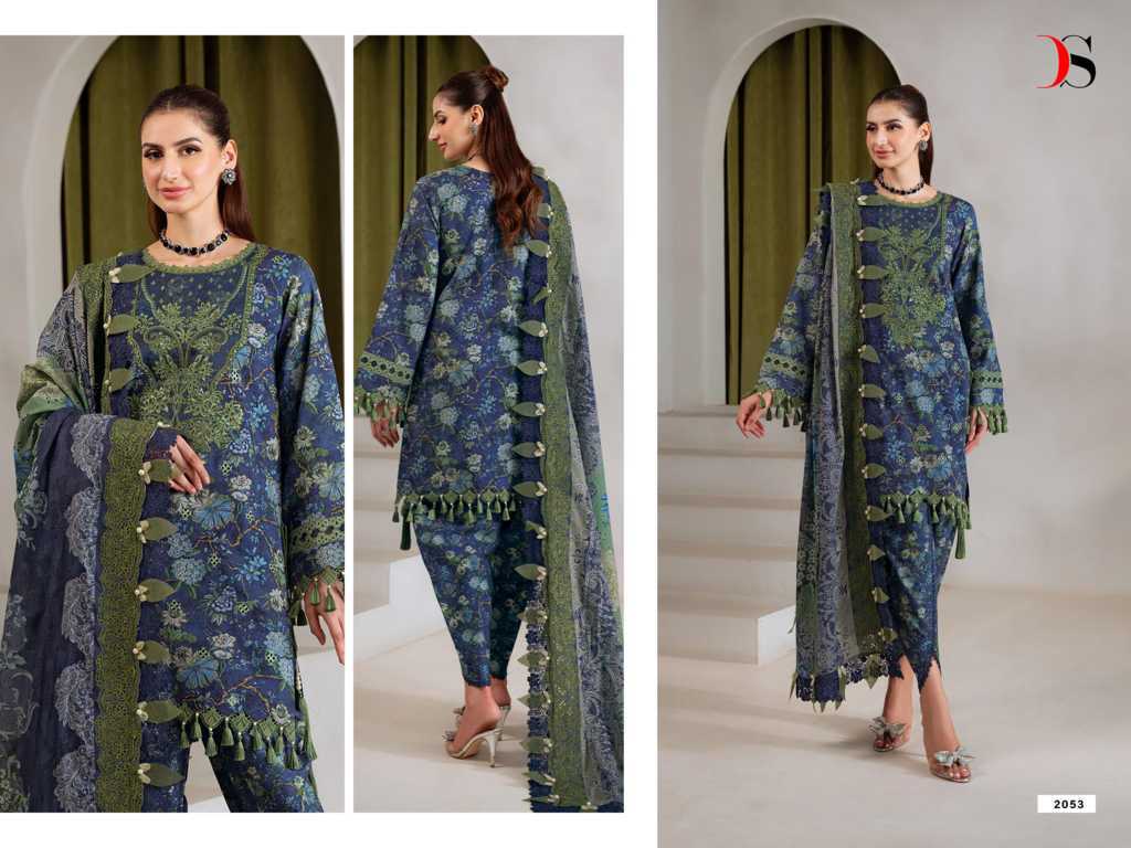 Deepsy Jade Bagh Vol 2 Chiffon Cotton Salwar Suit Catalog 8 Pcs (5) Deepsy Jade Bagh Vol 2 Chiffon Cotton Salwar Suit Catalog 8 Pcs - Image 6