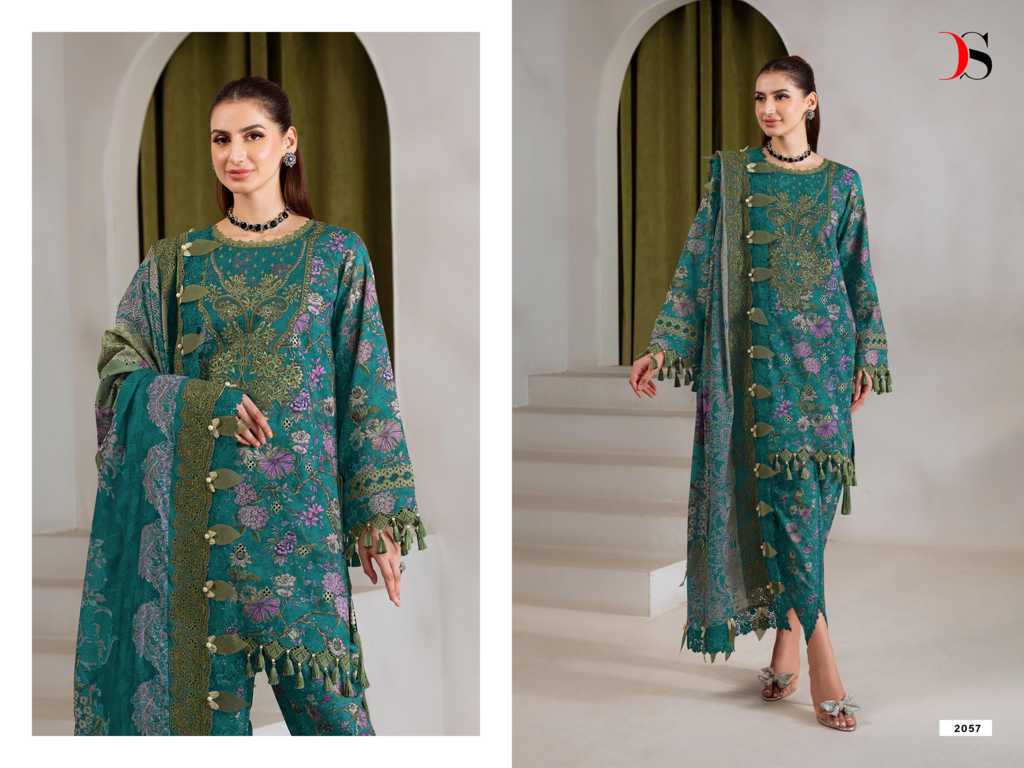 Deepsy Jade Bagh Vol 2 Chiffon Cotton Salwar Suit Catalog 8 Pcs (9) Deepsy Jade Bagh Vol 2 Chiffon Cotton Salwar Suit Catalog 8 Pcs - Image 10
