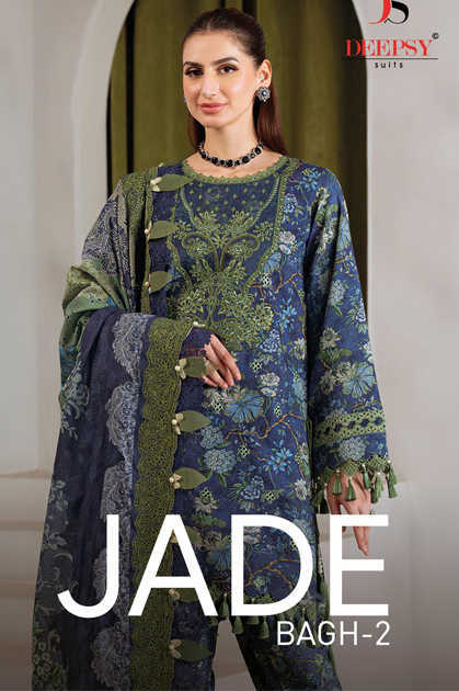 Deepsy Jade Bagh Vol 2 Chiffon Cotton Salwar Suit Catalog 8 Pcs Deepsy Jade Bagh Vol 2 Chiffon Cotton Salwar Suit Catalog 8 Pcs