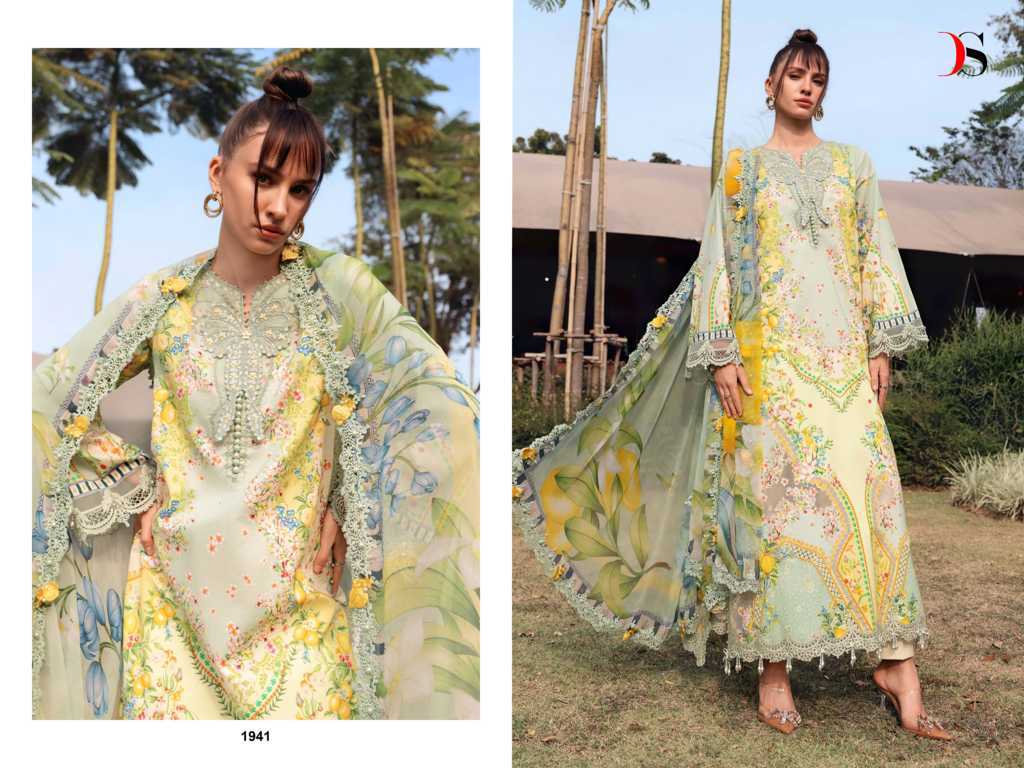 Deepsy Maria B M Print Vol 6 NX Chiffon Cotton Salwar Suit Catalog 6 Pcs (3) Deepsy Maria B M Print Vol 6 NX Chiffon Cotton Salwar Suit Catalog 6 Pcs - Image 4