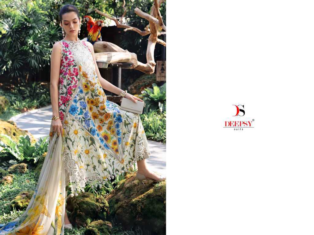 Deepsy Maria B M Print Vol 6 NX Chiffon Cotton Salwar Suit Catalog 6 Pcs (8) Deepsy Maria B M Print Vol 6 NX Chiffon Cotton Salwar Suit Catalog 6 Pcs - Image 9