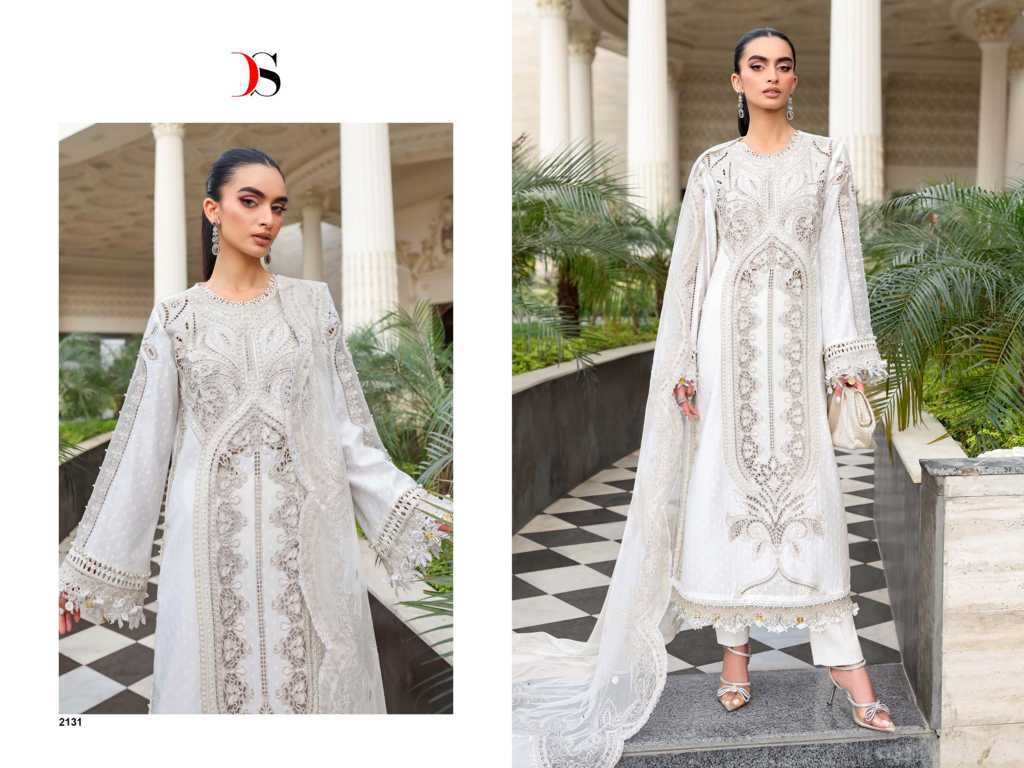 Deepsy Maria B Premium Embroidered Vol 5 Chiffon Cotton Salwar Suit Catalog 6 Pcs (1) Deepsy Maria B Premium Embroidered Vol 5 Chiffon Cotton Salwar Suit Catalog 6 Pcs - Image 2