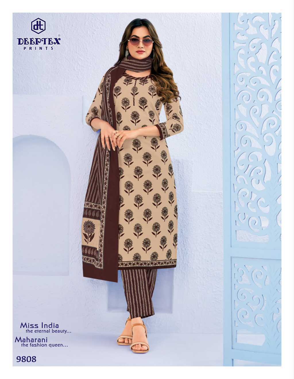 Deeptex Miss India Vol 98 Cotton Salwar Suit Catalog 16 Pcs (8) Deeptex Miss India Vol 98 Cotton Salwar Suit Catalog 16 Pcs - Image 9