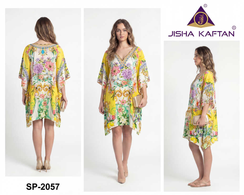 Jelite Silk Poncho Kaftan Vol 8 Kurti Catalog 8 Pcs (2) Jelite Silk Poncho Kaftan Vol 8 Kurti Catalog 8 Pcs - Image 3