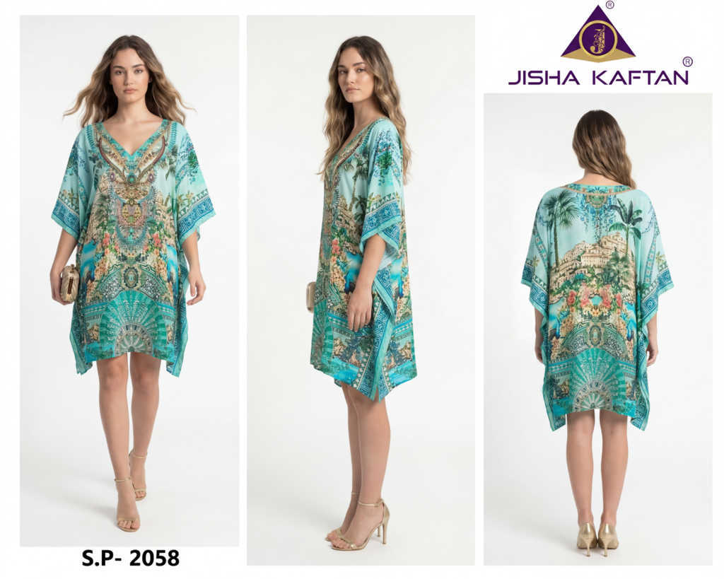 Jelite Silk Poncho Kaftan Vol 8 Kurti Catalog 8 Pcs (3) Jelite Silk Poncho Kaftan Vol 8 Kurti Catalog 8 Pcs - Image 4