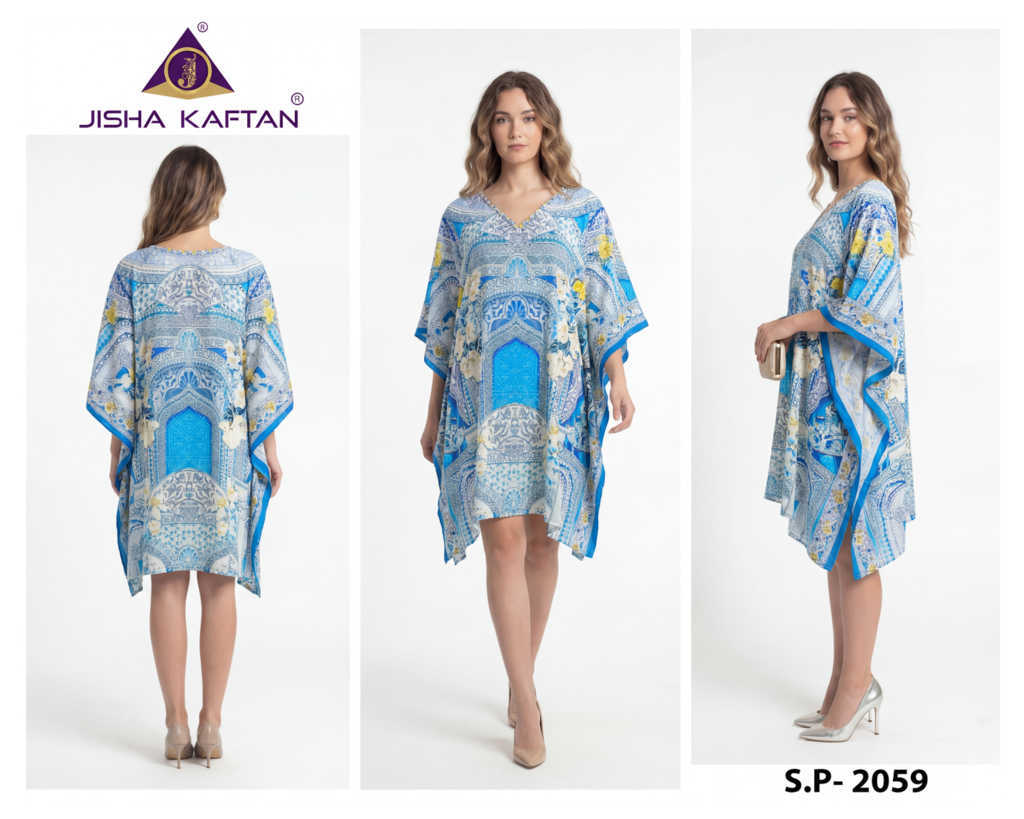 Jelite Silk Poncho Kaftan Vol 8 Kurti Catalog 8 Pcs (4) Jelite Silk Poncho Kaftan Vol 8 Kurti Catalog 8 Pcs - Image 5