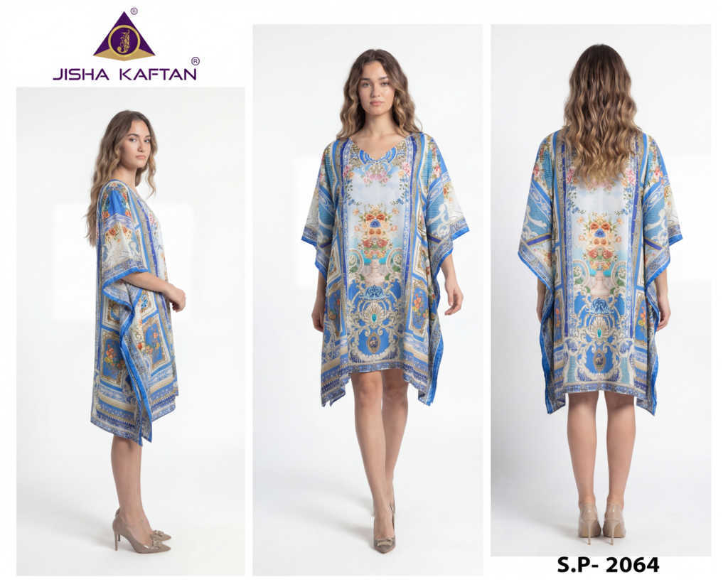 Jelite Silk Poncho Kaftan Vol 8 Kurti Catalog 8 Pcs (9) Jelite Silk Poncho Kaftan Vol 8 Kurti Catalog 8 Pcs - Image 10
