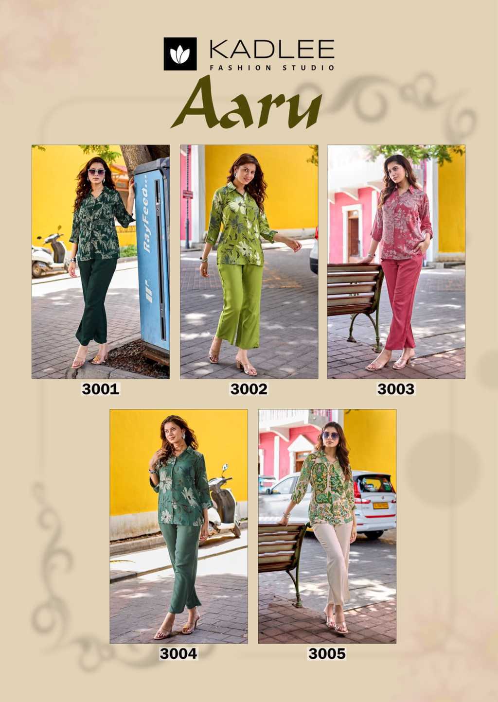 Kadlee Aaru Rayon Kurti with Bottom Catalog 5 Pcs (11) Kadlee Aaru Rayon Kurti with Bottom Catalog 5 Pcs - Image 12