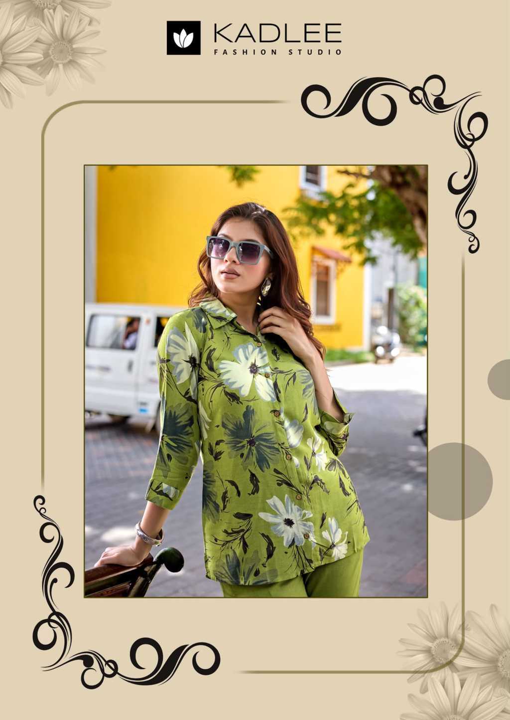 Kadlee Aaru Rayon Kurti with Bottom Catalog 5 Pcs (3) Kadlee Aaru Rayon Kurti with Bottom Catalog 5 Pcs - Image 4