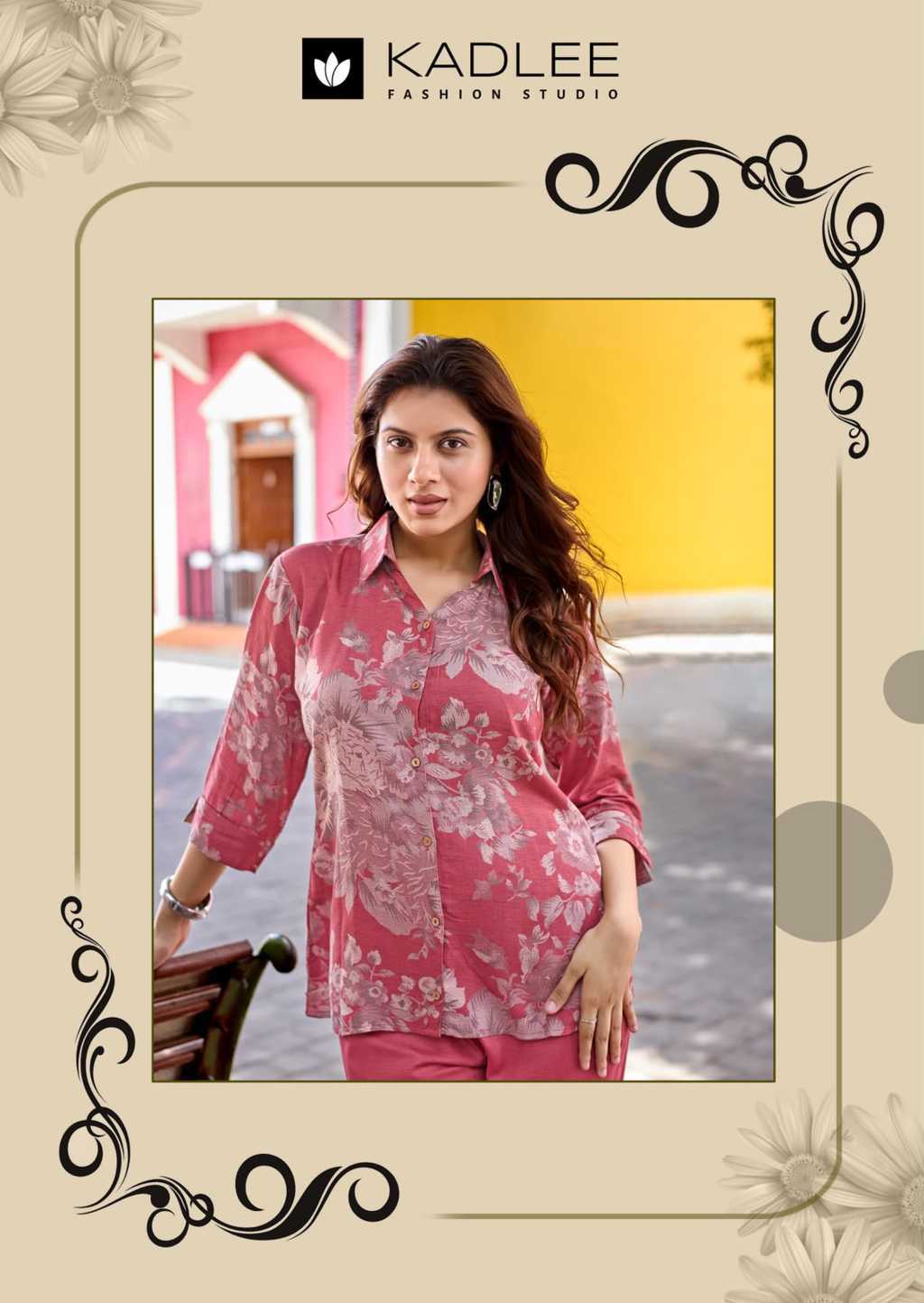 Kadlee Aaru Rayon Kurti with Bottom Catalog 5 Pcs (6) Kadlee Aaru Rayon Kurti with Bottom Catalog 5 Pcs - Image 7