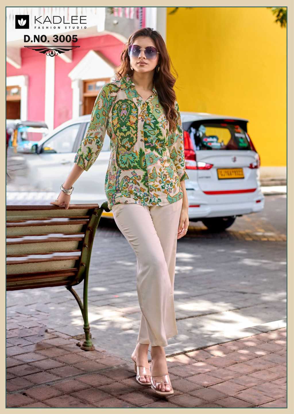 Kadlee Aaru Rayon Kurti with Bottom Catalog 5 Pcs (9) Kadlee Aaru Rayon Kurti with Bottom Catalog 5 Pcs - Image 10