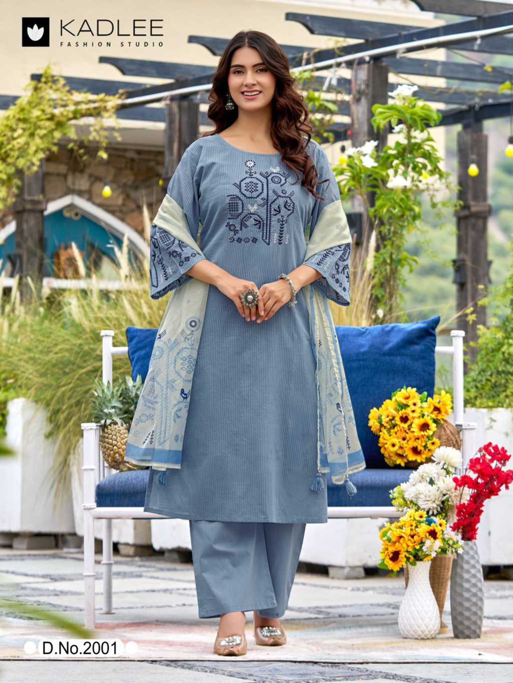 Kadlee Deeva Cotton Kurti with Dupatta Bottom Catalog 5 Pcs (4) Kadlee Deeva Cotton Kurti with Dupatta Bottom Catalog 5 Pcs - Image 5