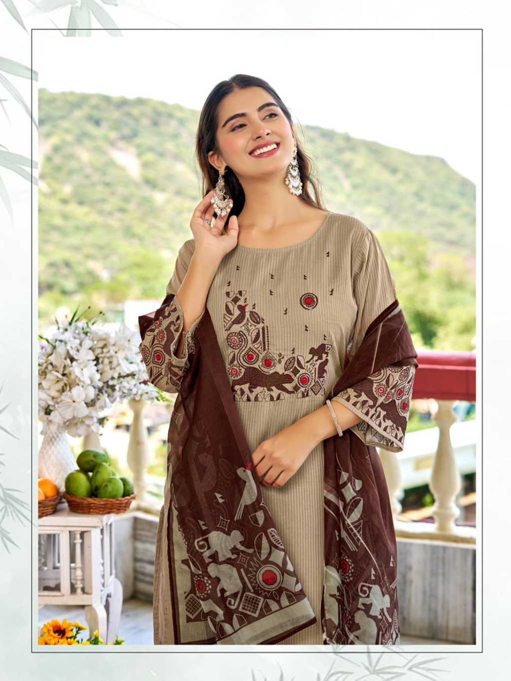 Kadlee Deeva Cotton Kurti with Dupatta Bottom Catalog 5 Pcs (6) Kadlee Deeva Cotton Kurti with Dupatta Bottom Catalog 5 Pcs - Image 7