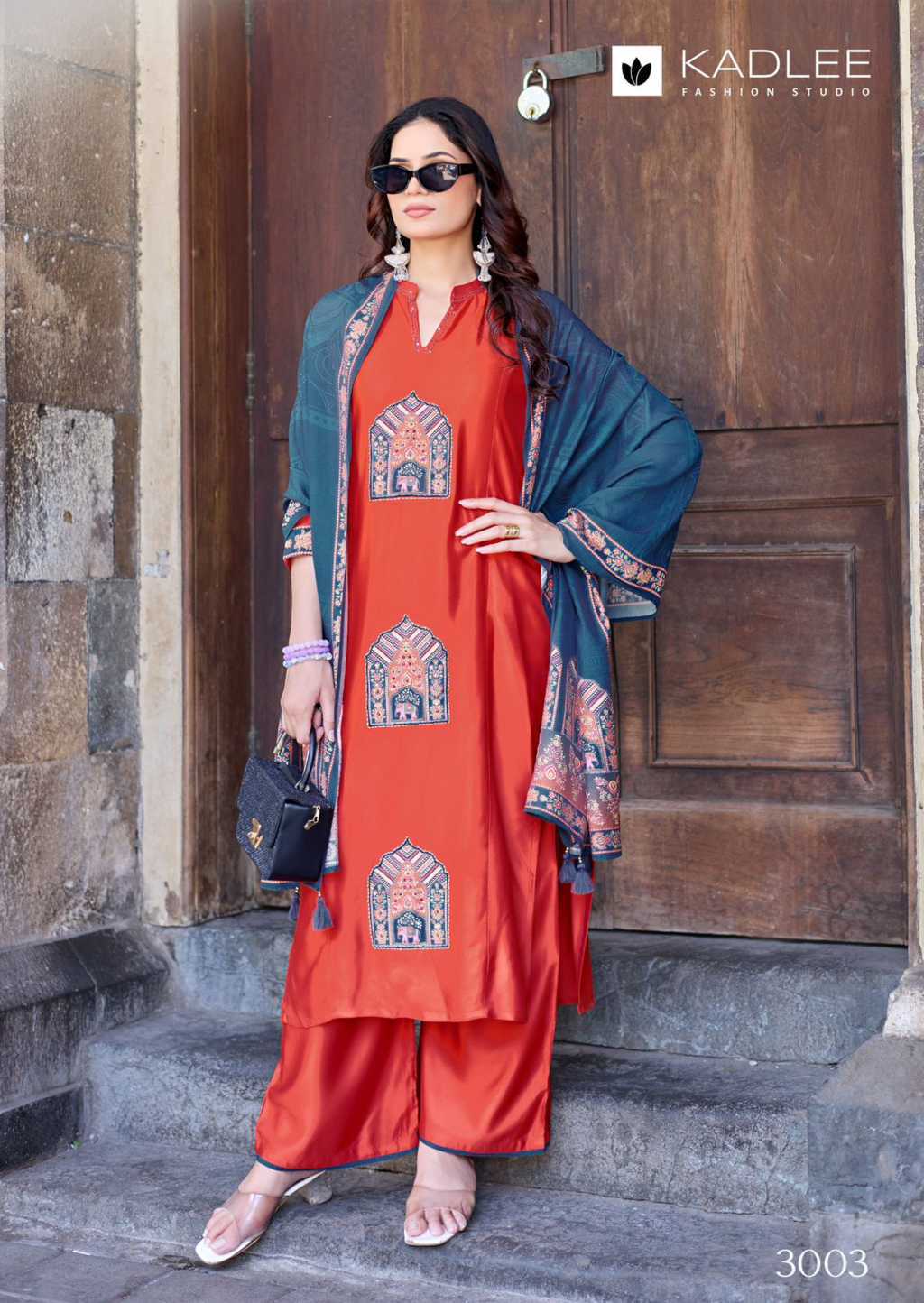 Kadlee Royal Queen Silk Kurti with Dupatta Bottom Catalog 4 Pcs (6) Kadlee Royal Queen Silk Kurti with Dupatta Bottom Catalog 4 Pcs - Image 7