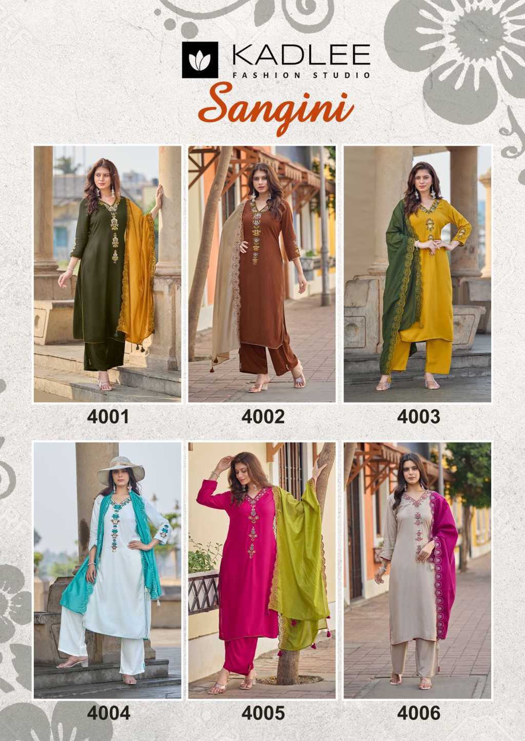 Kadlee Sangini Rayon Kurti with Dupatta Bottom Catalog 6 Pcs (11) Kadlee Sangini Rayon Kurti with Dupatta Bottom Catalog 6 Pcs - Image 12