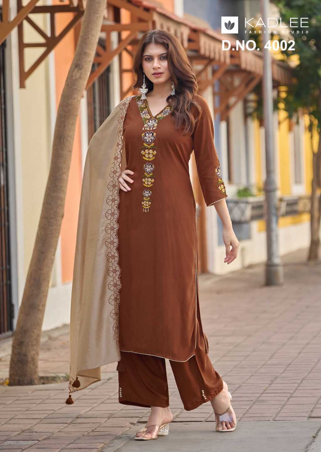 Kadlee Sangini Rayon Kurti with Dupatta Bottom Catalog 6 Pcs (7) Kadlee Sangini Rayon Kurti with Dupatta Bottom Catalog 6 Pcs - Image 8