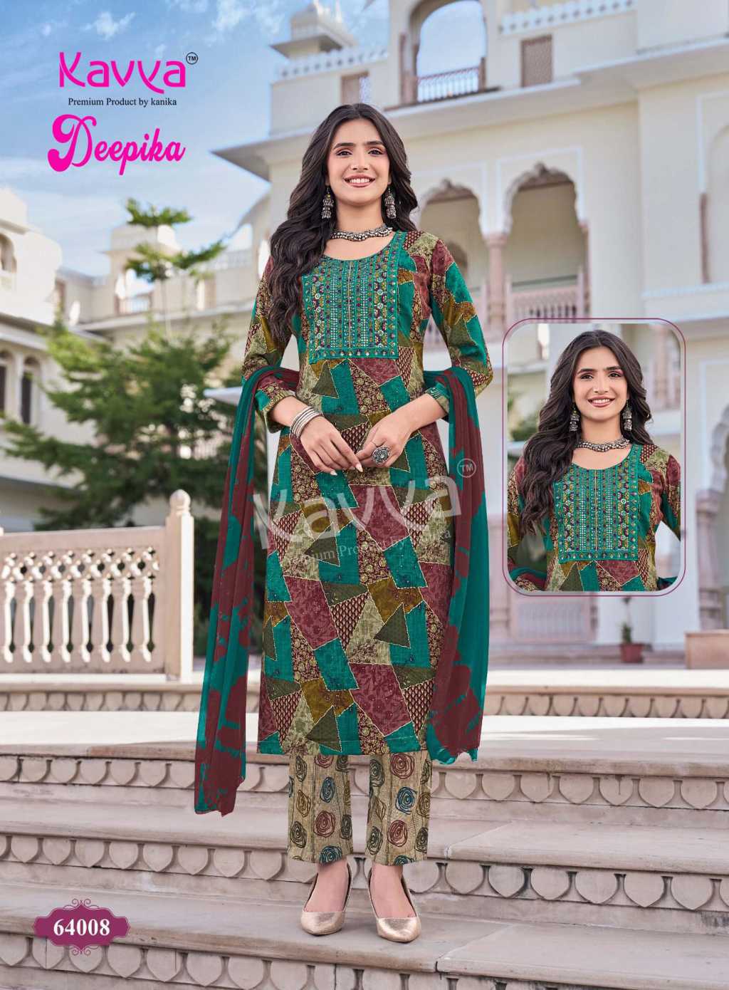 Kavya Deepika Vol 64 Fancy Readymade Suit Catalog 10 Pcs (13) Kavya Deepika Vol 64 Fancy Readymade Suit Catalog 10 Pcs - Image 14