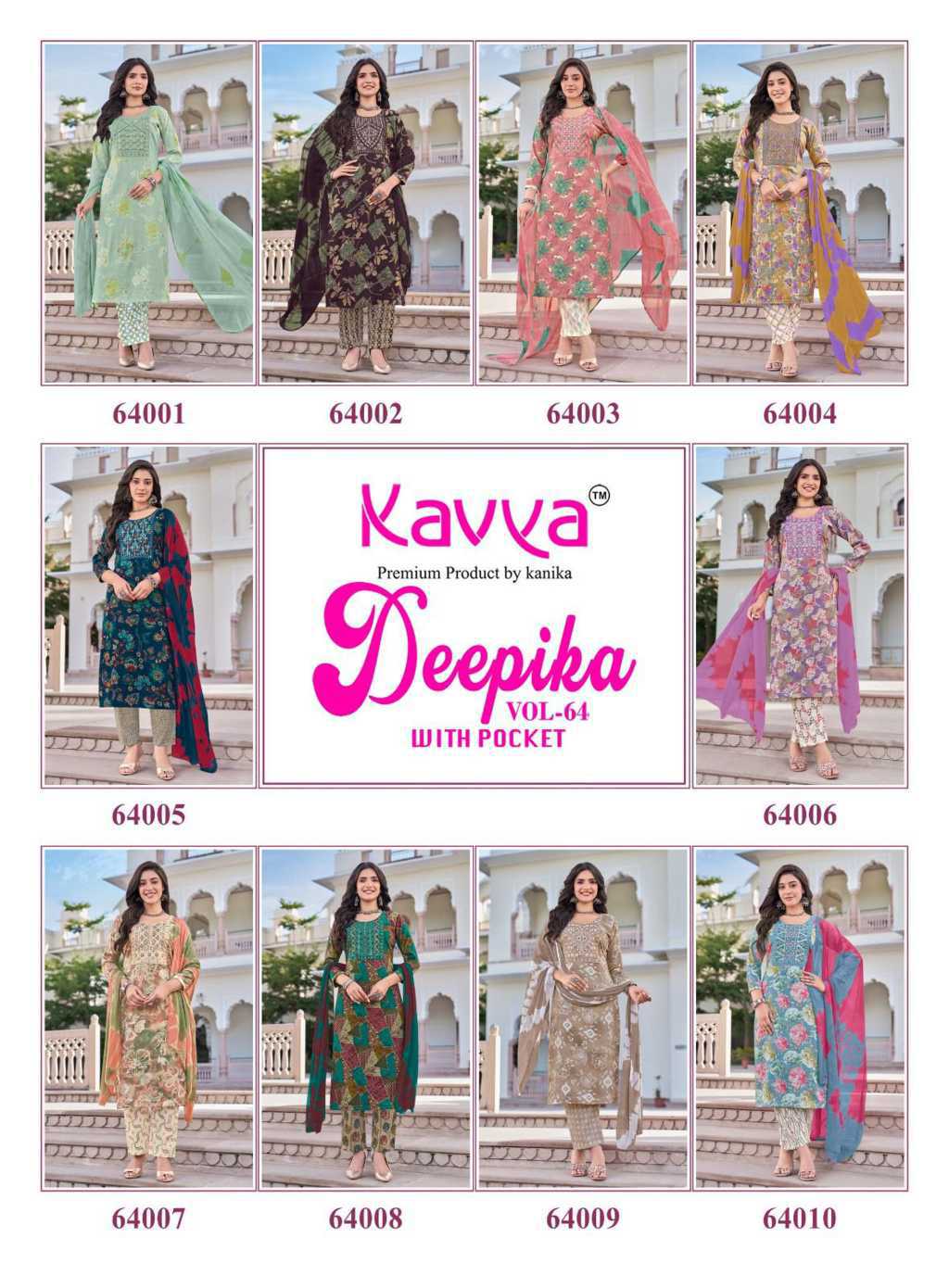Kavya Deepika Vol 64 Fancy Readymade Suit Catalog 10 Pcs (14) Kavya Deepika Vol 64 Fancy Readymade Suit Catalog 10 Pcs - Image 15