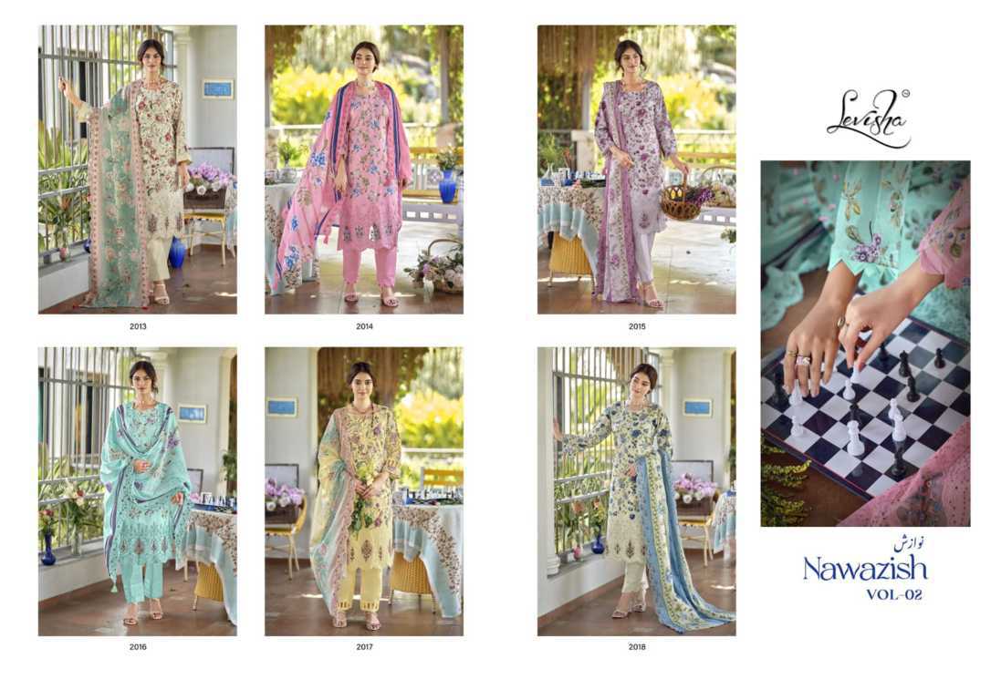 Levisha Nawazish Vol 2 Cotton Salwar Suit Catalog 6 Pcs (18) Levisha Nawazish Vol 2 Cotton Salwar Suit Catalog 6 Pcs - Image 19