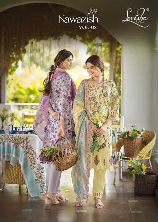 Levisha Nawazish Vol 2 Cotton Salwar Suit Catalog 6 Pcs (3) Levisha Nawazish Vol 2 Cotton Salwar Suit Catalog 6 Pcs - Image 4