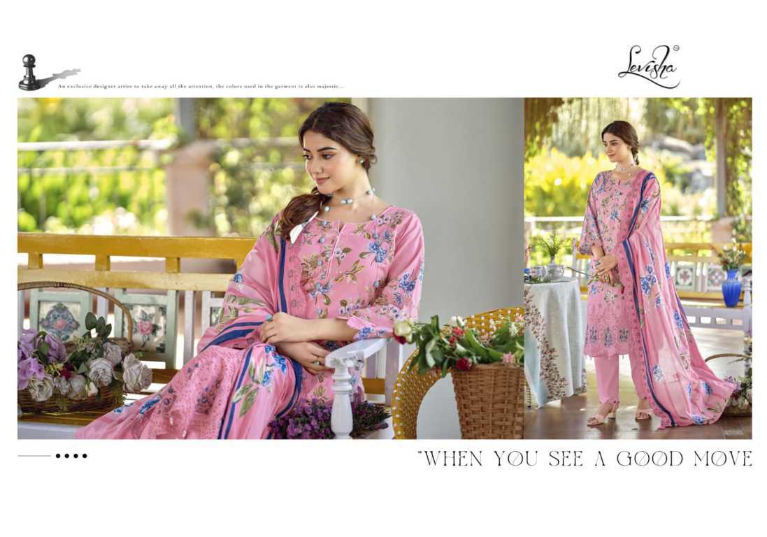 Levisha Nawazish Vol 2 Cotton Salwar Suit Catalog 6 Pcs (8) Levisha Nawazish Vol 2 Cotton Salwar Suit Catalog 6 Pcs - Image 9