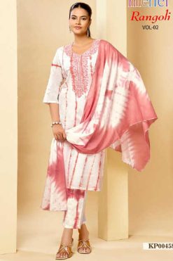 Meher Rangoli Vol 2 Cotton Kurti with Dupatta Bottom Catalog 6 Pcs