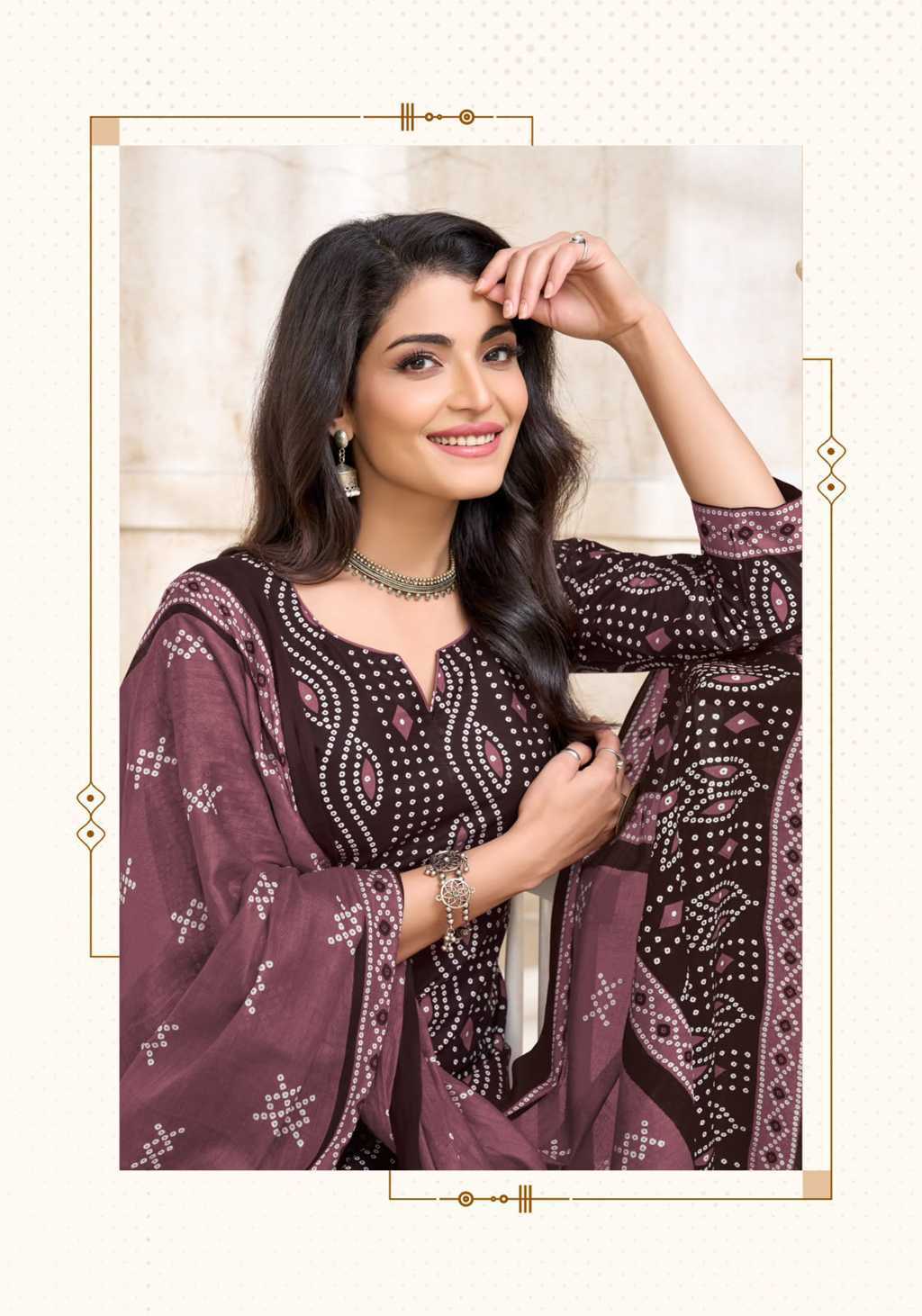 Miss World Choice Bandhani Special Vol 21 Cotton Readymade Suit Catalog 10 Pcs (2) Miss World Choice Bandhani Special Vol 21 Cotton Readymade Suit Catalog 10 Pcs - Image 3