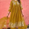 Mittoo Noorani Kurti with Dupatta Bottom Chanderi Catalog 4 Pcs