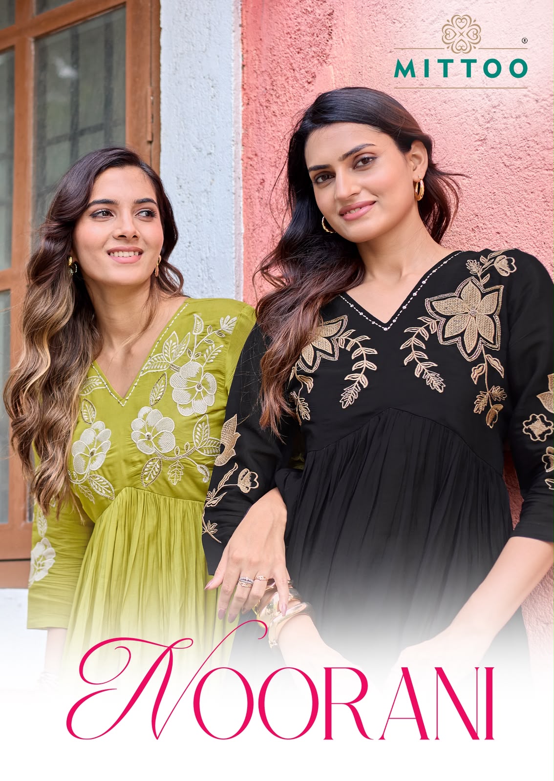 Mittoo Noorani Kurti with Dupatta Bottom Chanderi Catalog 4 Pcs (3) Mittoo Noorani Kurti with Dupatta Bottom Chanderi Catalog 4 Pcs - Image 4