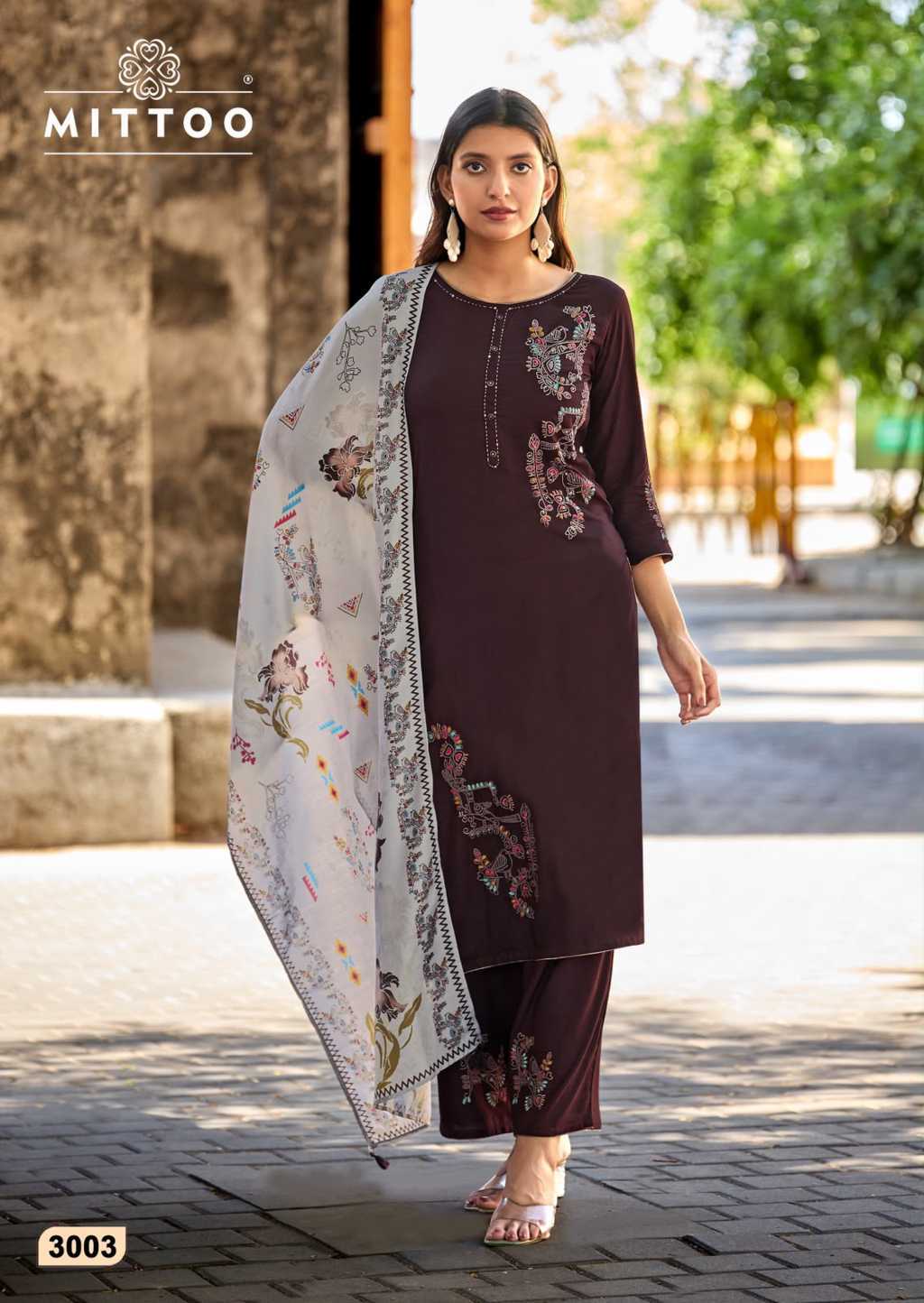 Mittoo Noorika Rayon Kurti with Dupatta Bottom Catalog 6 Pcs (5) Mittoo Noorika Rayon Kurti with Dupatta Bottom Catalog 6 Pcs - Image 6