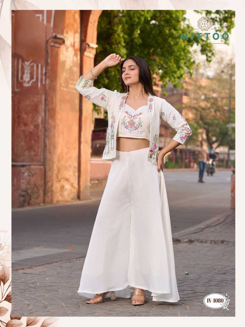 Mittoo Ruksat Kurti with Koti Bottom Chanderi Catalog 4 Pcs (3) Mittoo Ruksat Kurti with Koti Bottom Chanderi Catalog 4 Pcs - Image 4
