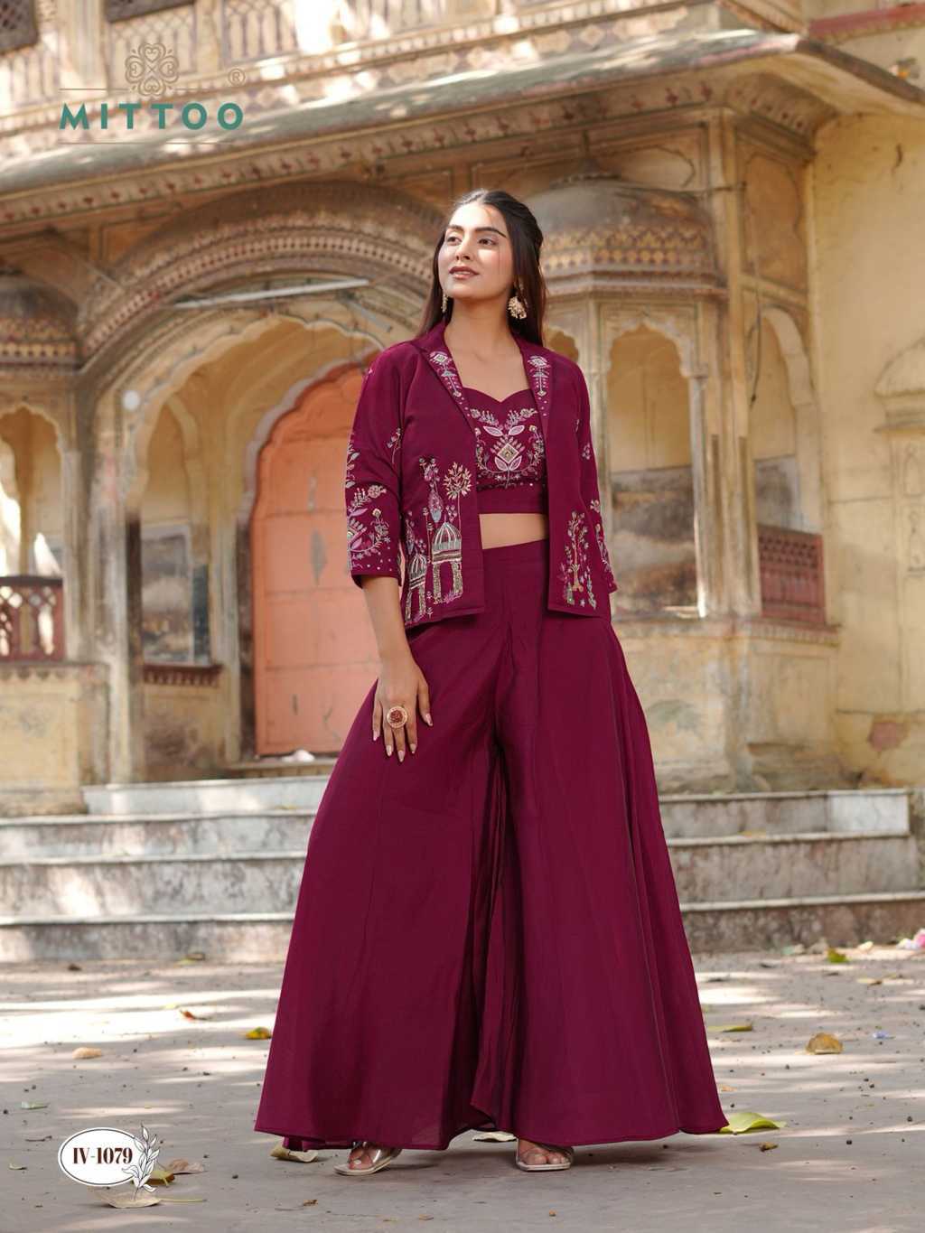 Mittoo Ruksat Kurti with Koti Bottom Chanderi Catalog 4 Pcs (5) Mittoo Ruksat Kurti with Koti Bottom Chanderi Catalog 4 Pcs - Image 6