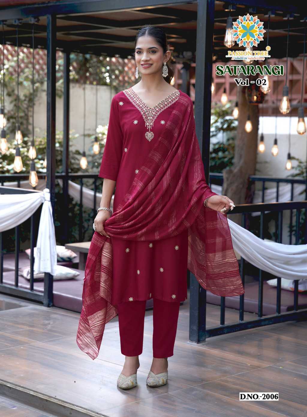 Passion Tree Satarangi Vol 2 Kurti with Dupatta Bottom Rayon Catalog 9 Pcs (10) Passion Tree Satarangi Vol 2 Kurti with Dupatta Bottom Rayon Catalog 9 Pcs - Image 11