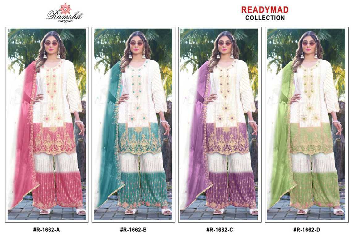 Ramsha R 1662 NX A-D with Purse Fancy Readymade Salwar Suit Catalog 4 Pcs (5) Ramsha R 1662 NX A-D with Purse Fancy Readymade Salwar Suit Catalog 4 Pcs - Image 6