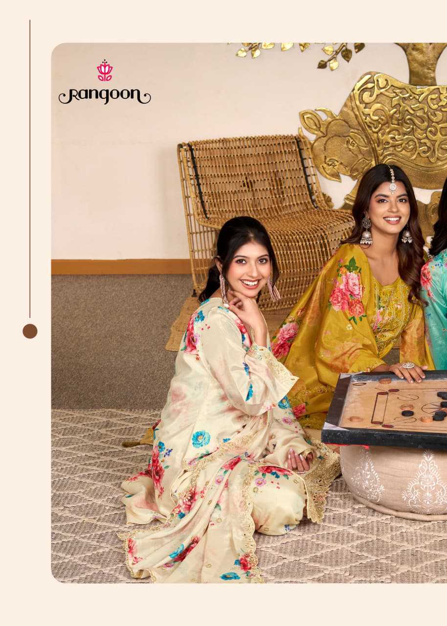 Rangoon Mehfil by Kessi Chinon Readymade Salwar Suit Catalog 4 Pcs (7) Rangoon Mehfil by Kessi Chinon Readymade Salwar Suit Catalog 4 Pcs - Image 8
