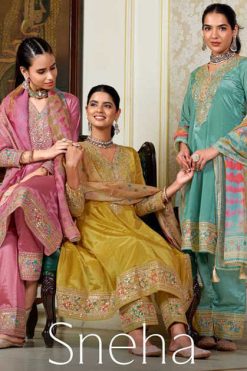 Rangoon Sneha by Kessi Fancy Readymade Salwar Suit Catalog 4 Pcs 247x371 - Surat Fabrics
