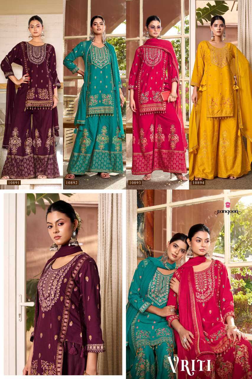 Rangoon Vriti by Kessi Rayon Readymade Salwar Suit Catalog 4 Pcs (13) Rangoon Vriti by Kessi Rayon Readymade Salwar Suit Catalog 4 Pcs - Image 14