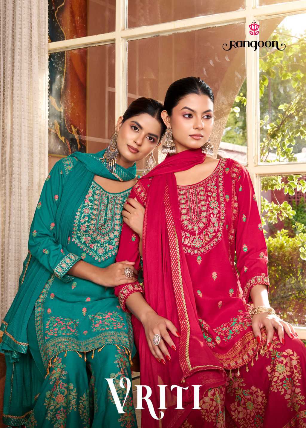 Rangoon Vriti by Kessi Rayon Readymade Salwar Suit Catalog 4 Pcs (4) Rangoon Vriti by Kessi Rayon Readymade Salwar Suit Catalog 4 Pcs - Image 5