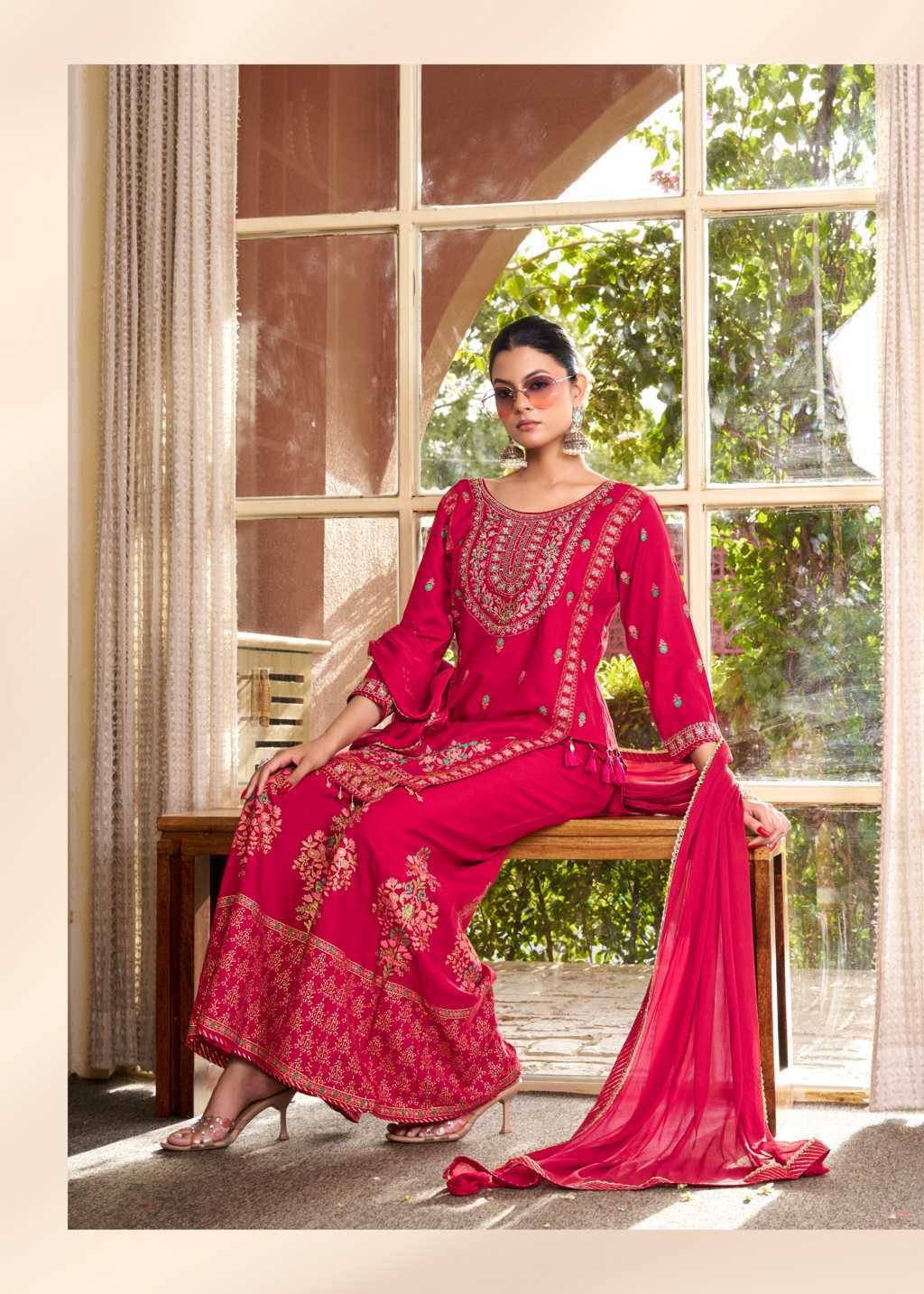 Rangoon Vriti by Kessi Rayon Readymade Salwar Suit Catalog 4 Pcs (5) Rangoon Vriti by Kessi Rayon Readymade Salwar Suit Catalog 4 Pcs - Image 6