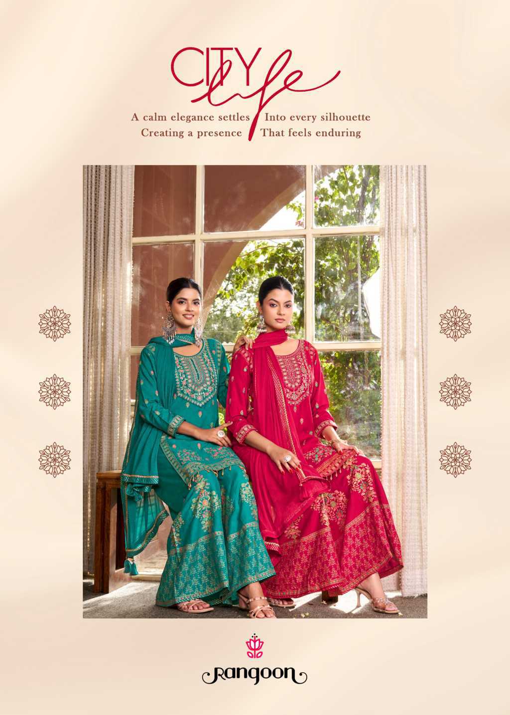 Rangoon Vriti by Kessi Rayon Readymade Salwar Suit Catalog 4 Pcs (8) Rangoon Vriti by Kessi Rayon Readymade Salwar Suit Catalog 4 Pcs - Image 9