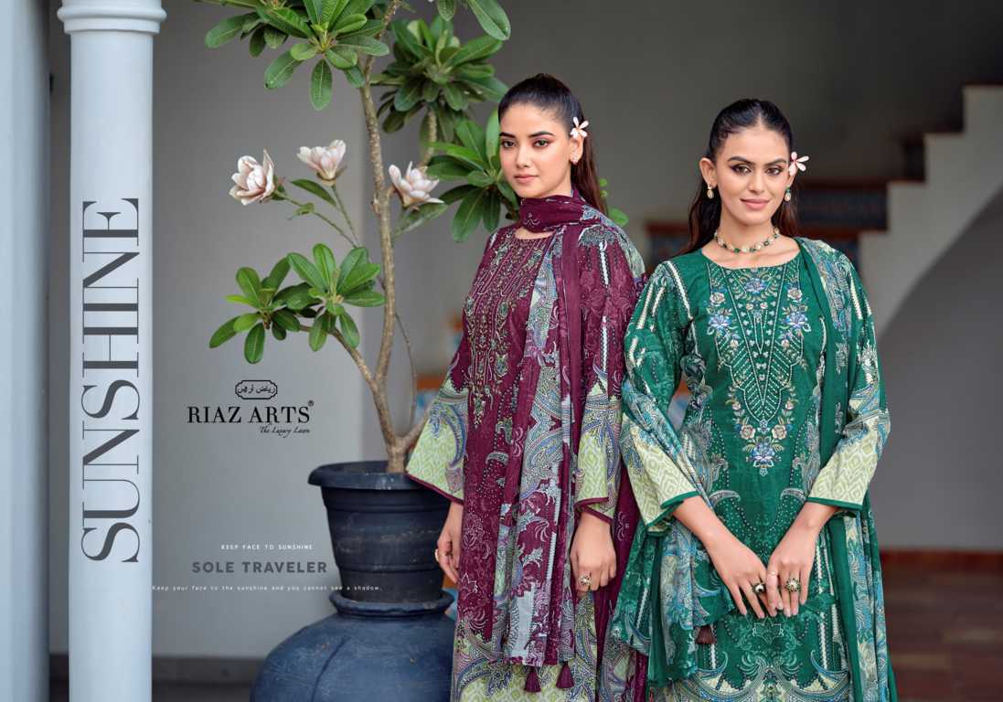 Riaz Arts Nayra Vol 43 by Mumtaz Arts Cotton Salwar Suit Catalog 8 Pcs (1) Riaz Arts Nayra Vol 43 by Mumtaz Arts Cotton Salwar Suit Catalog 8 Pcs - Image 2