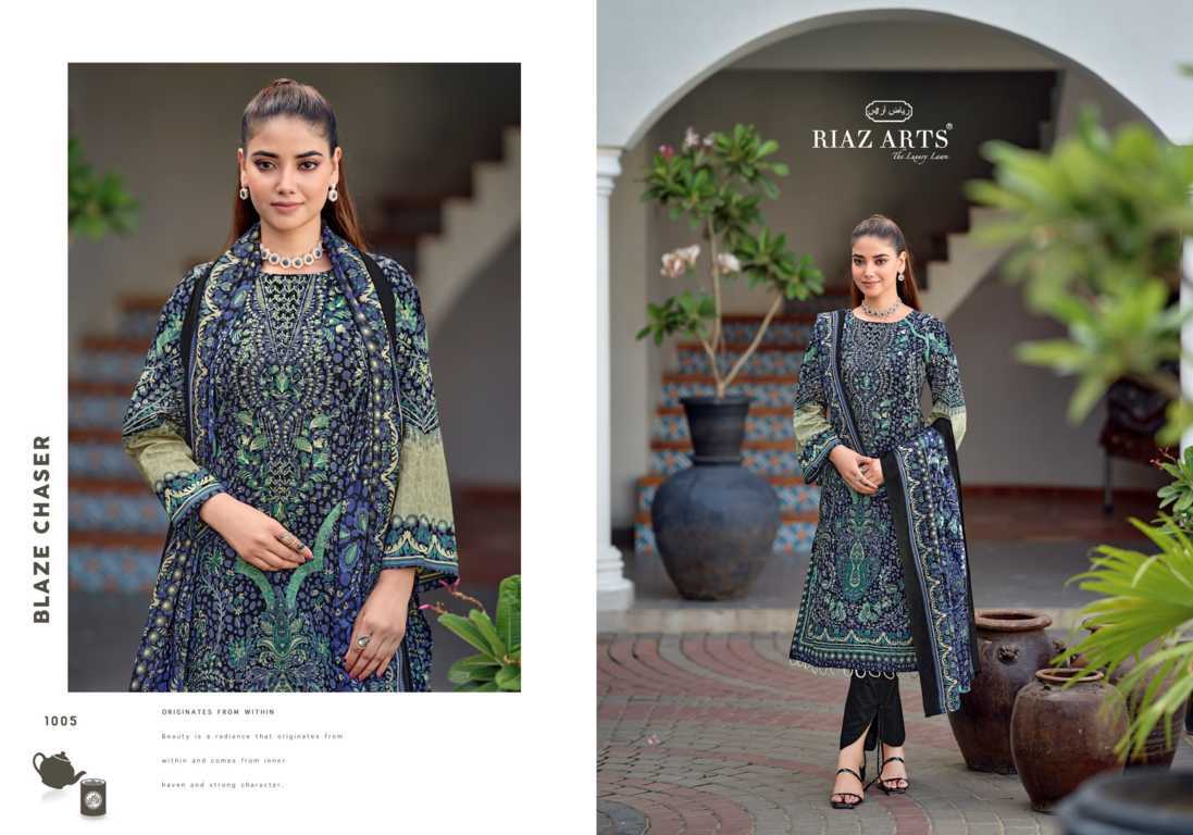 Riaz Arts Nayra Vol 43 by Mumtaz Arts Cotton Salwar Suit Catalog 8 Pcs (12) Riaz Arts Nayra Vol 43 by Mumtaz Arts Cotton Salwar Suit Catalog 8 Pcs - Image 13