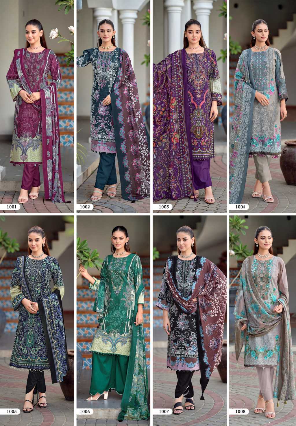 Riaz Arts Nayra Vol 43 by Mumtaz Arts Cotton Salwar Suit Catalog 8 Pcs (21) Riaz Arts Nayra Vol 43 by Mumtaz Arts Cotton Salwar Suit Catalog 8 Pcs - Image 22