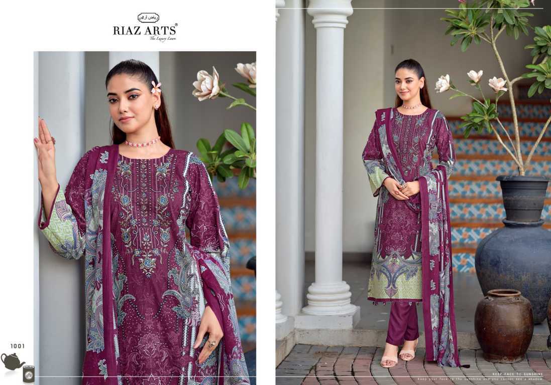 Riaz Arts Nayra Vol 43 by Mumtaz Arts Cotton Salwar Suit Catalog 8 Pcs (5) Riaz Arts Nayra Vol 43 by Mumtaz Arts Cotton Salwar Suit Catalog 8 Pcs - Image 6